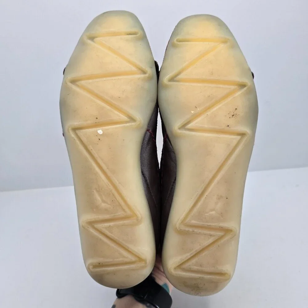 vintage Puma | boho burgundy leather sporty retro streetwear sneakers | WMS 9.5 - Picture 10 of 10